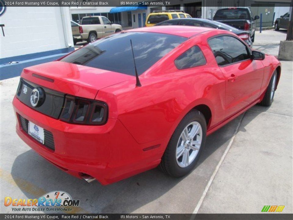 2014 Ford Mustang V6 Coupe Race Red / Charcoal Black Photo #6
