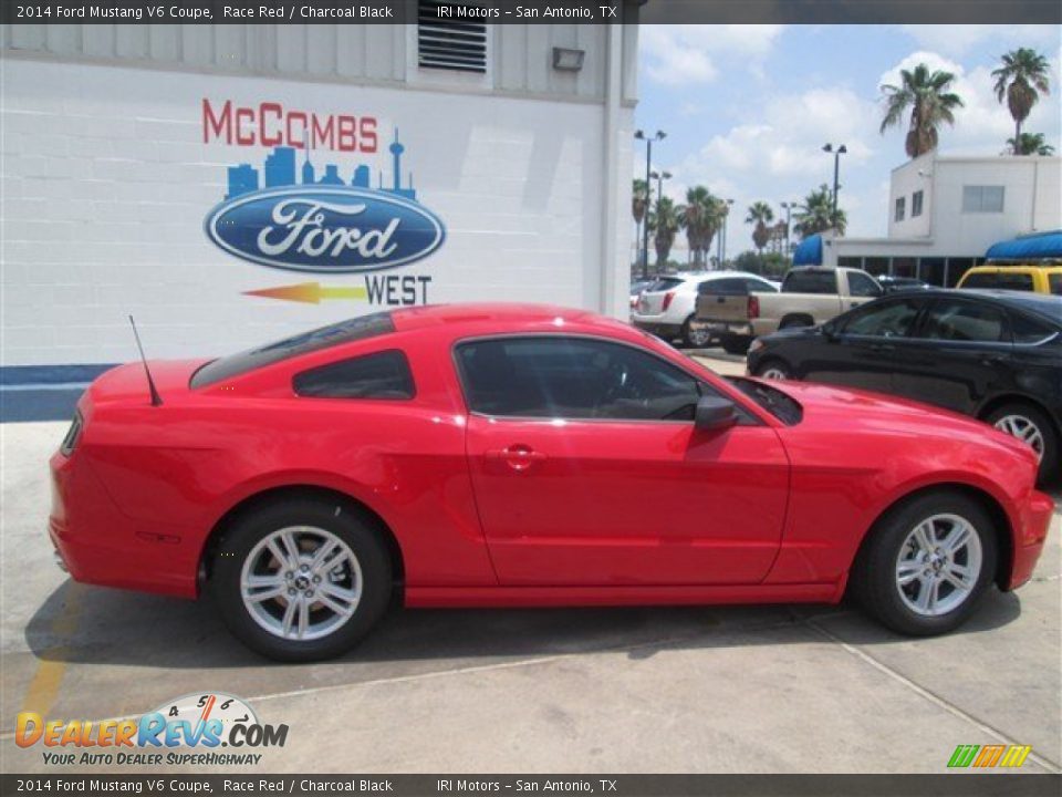 2014 Ford Mustang V6 Coupe Race Red / Charcoal Black Photo #7