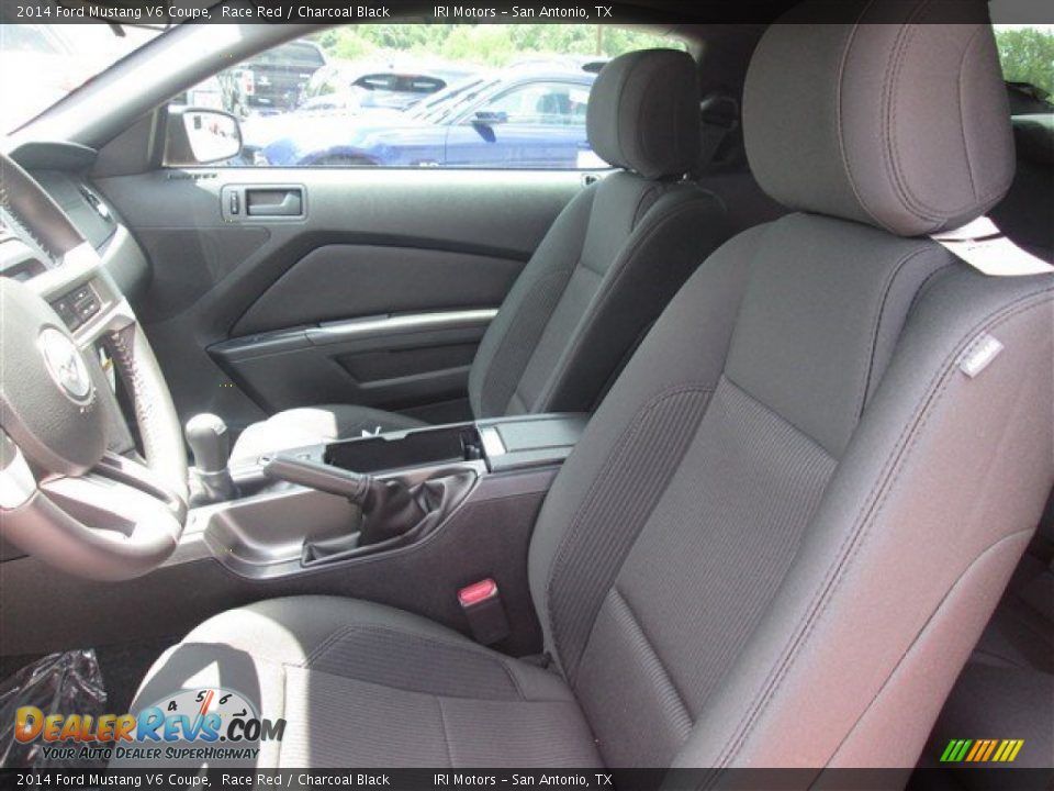 2014 Ford Mustang V6 Coupe Race Red / Charcoal Black Photo #10