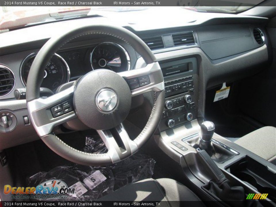 2014 Ford Mustang V6 Coupe Race Red / Charcoal Black Photo #11