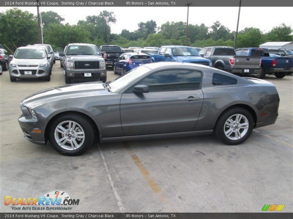 2014 Ford Mustang V6 Coupe Sterling Gray / Charcoal Black Photo #3