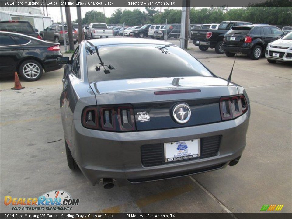 2014 Ford Mustang V6 Coupe Sterling Gray / Charcoal Black Photo #5