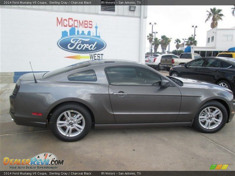 2014 Ford Mustang V6 Coupe Sterling Gray / Charcoal Black Photo #7