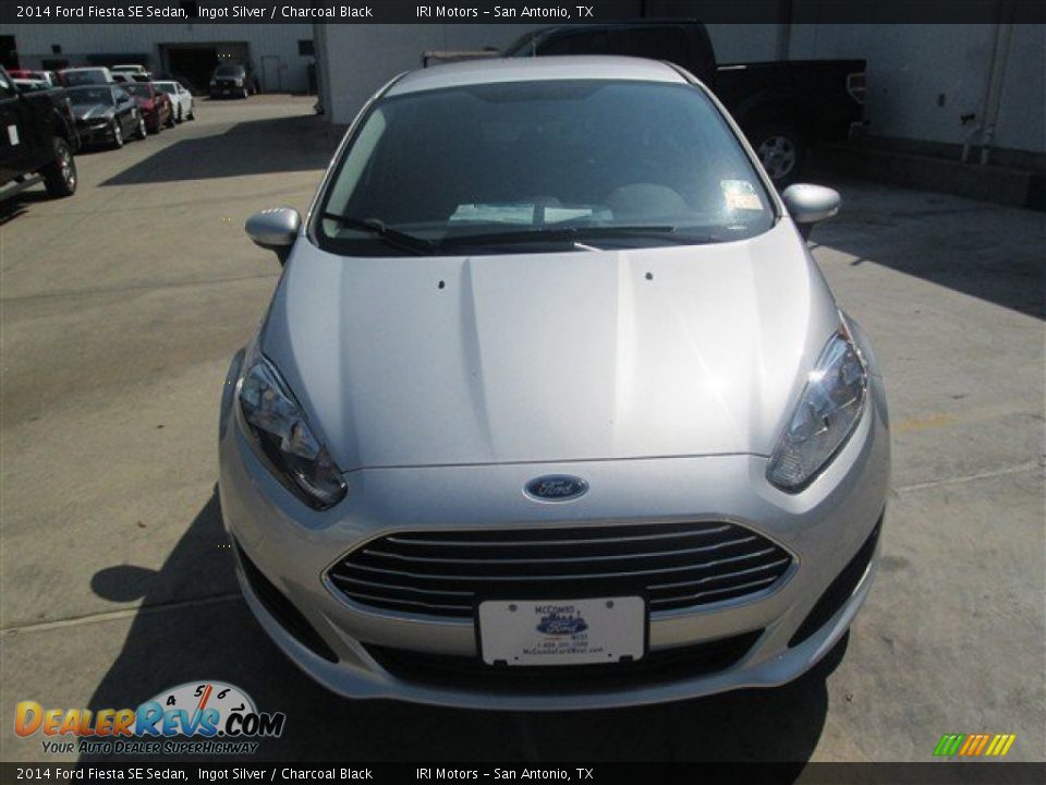 2014 Ford Fiesta SE Sedan Ingot Silver / Charcoal Black Photo #1