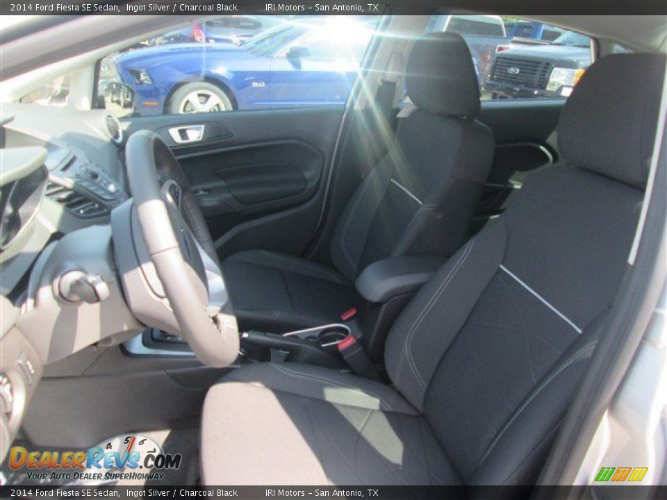 2014 Ford Fiesta SE Sedan Ingot Silver / Charcoal Black Photo #9