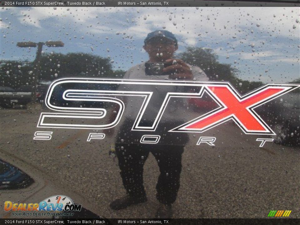 2014 Ford F150 STX SuperCrew Tuxedo Black / Black Photo #8
