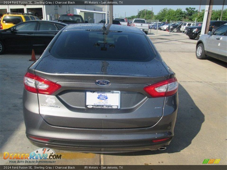2014 Ford Fusion SE Sterling Gray / Charcoal Black Photo #6
