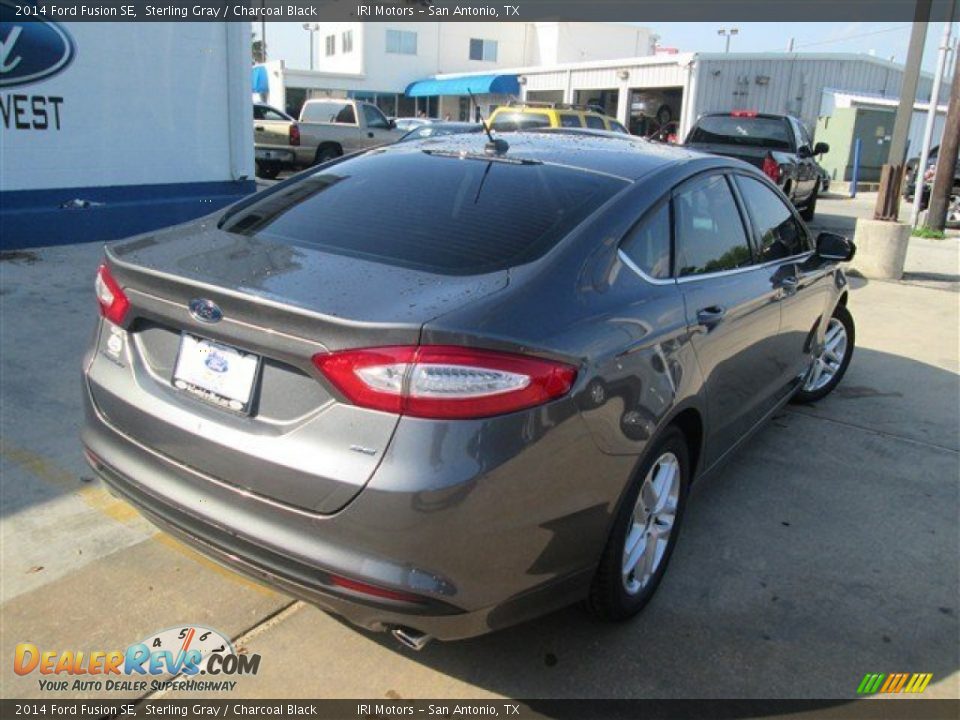 2014 Ford Fusion SE Sterling Gray / Charcoal Black Photo #7