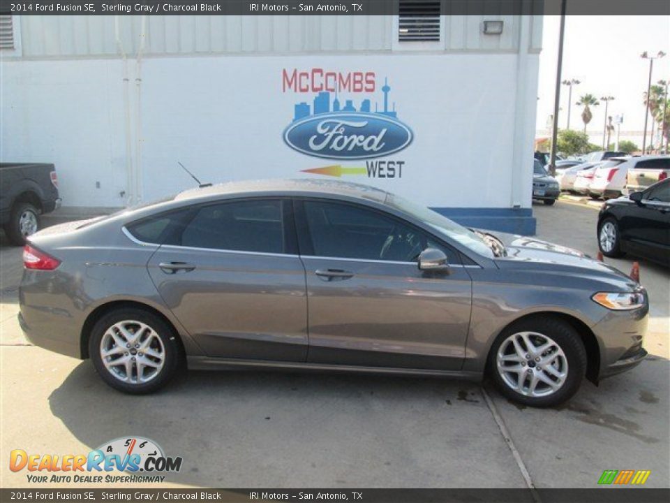 2014 Ford Fusion SE Sterling Gray / Charcoal Black Photo #8