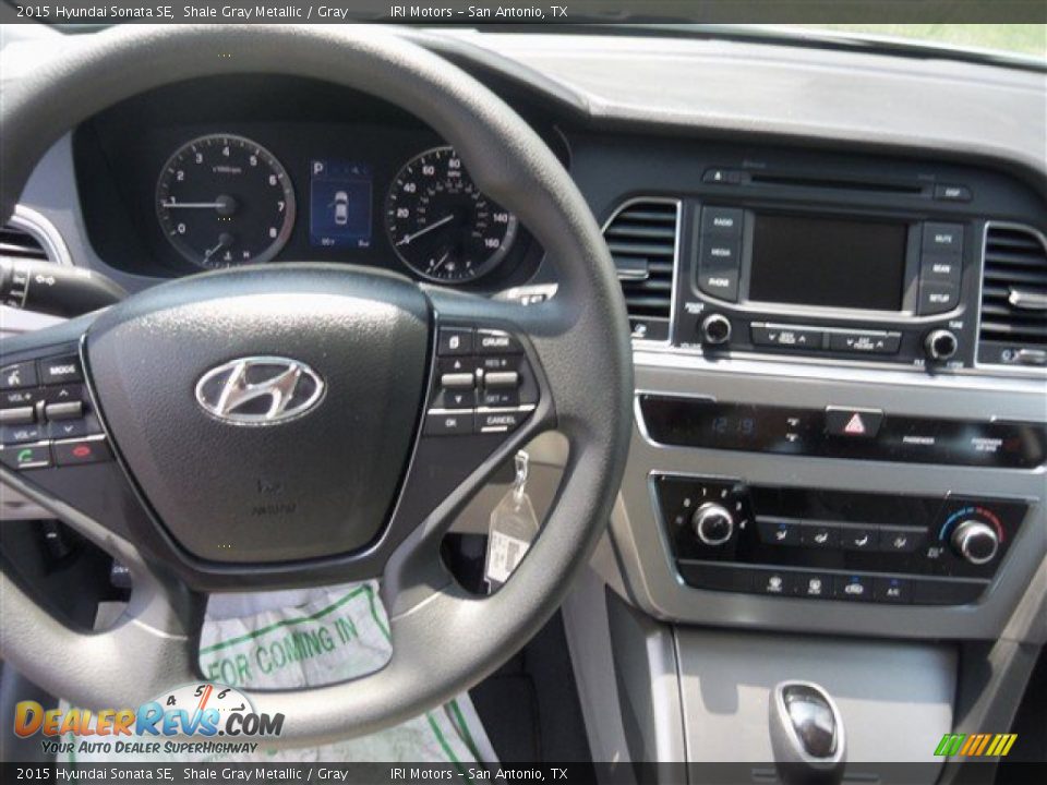 2015 Hyundai Sonata SE Shale Gray Metallic / Gray Photo #7