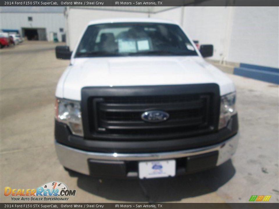 2014 Ford F150 STX SuperCab Oxford White / Steel Grey Photo #1