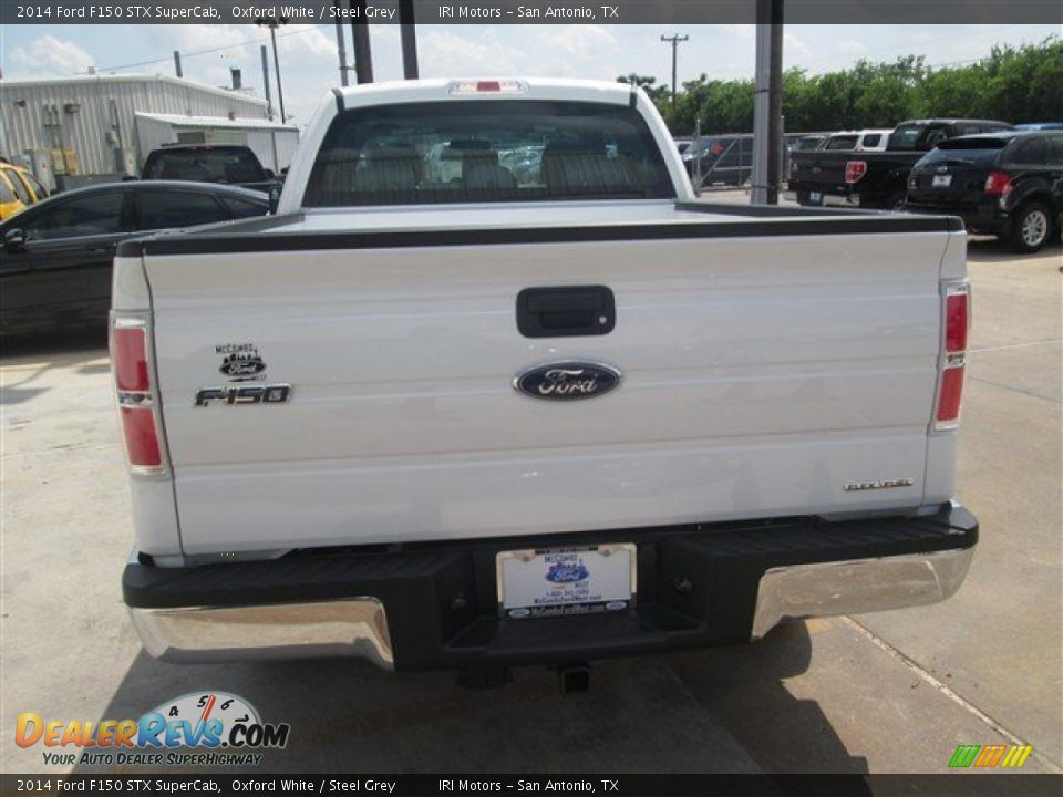 2014 Ford F150 STX SuperCab Oxford White / Steel Grey Photo #5