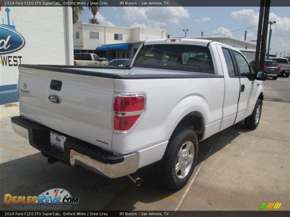 2014 Ford F150 STX SuperCab Oxford White / Steel Grey Photo #6