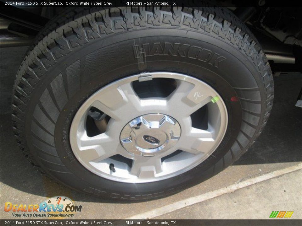 2014 Ford F150 STX SuperCab Oxford White / Steel Grey Photo #8