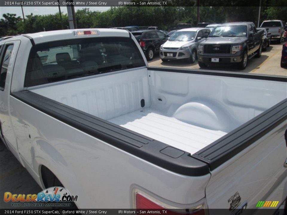 2014 Ford F150 STX SuperCab Oxford White / Steel Grey Photo #9