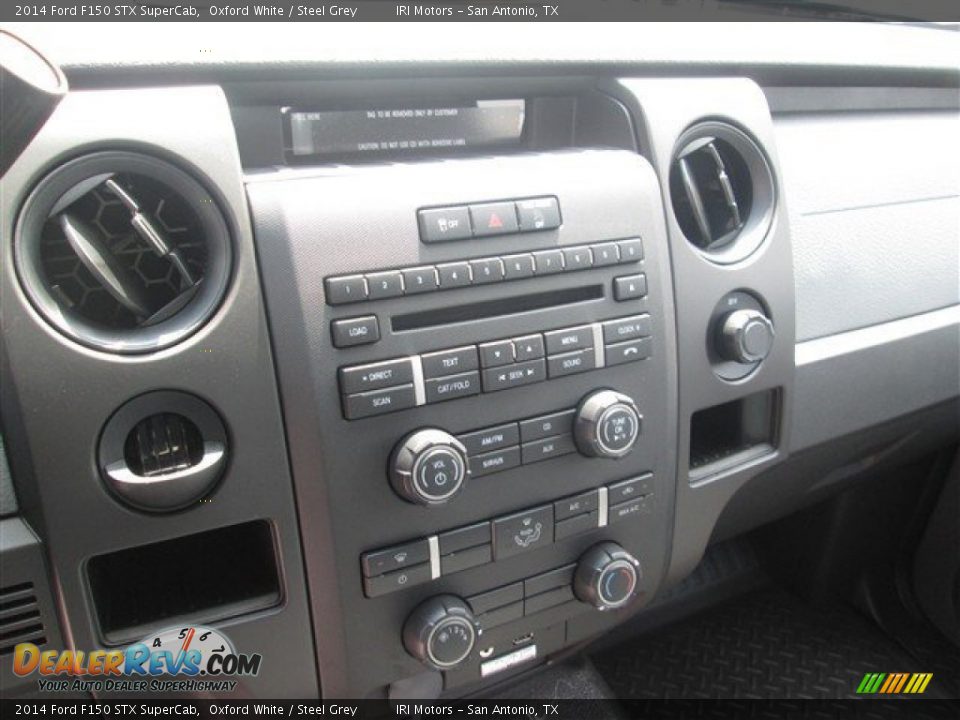 2014 Ford F150 STX SuperCab Oxford White / Steel Grey Photo #12