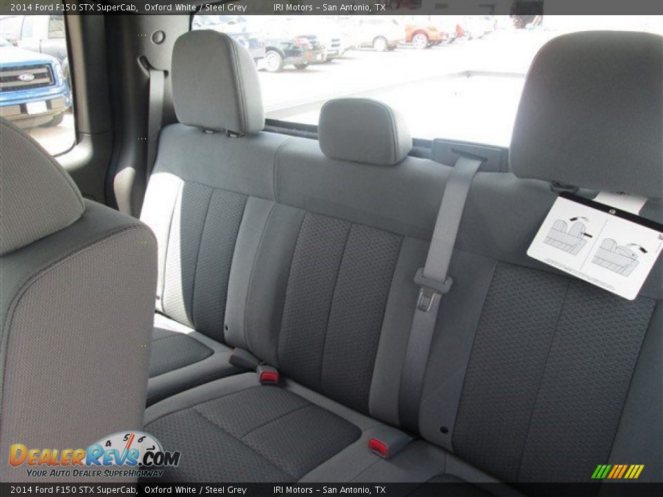 2014 Ford F150 STX SuperCab Oxford White / Steel Grey Photo #13