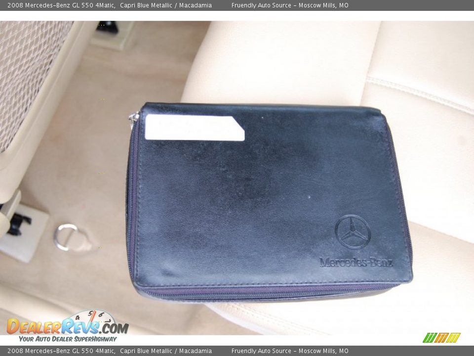 2008 Mercedes-Benz GL 550 4Matic Capri Blue Metallic / Macadamia Photo #14