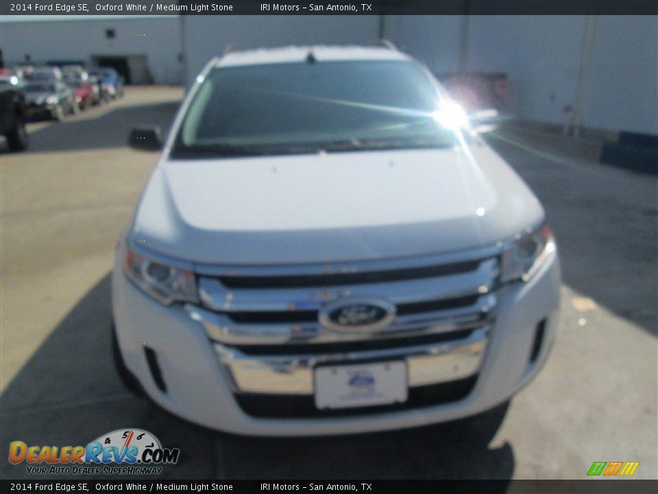 2014 Ford Edge SE Oxford White / Medium Light Stone Photo #1