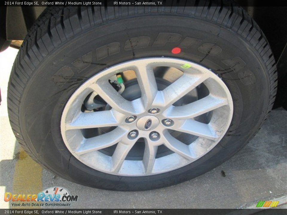 2014 Ford Edge SE Oxford White / Medium Light Stone Photo #8