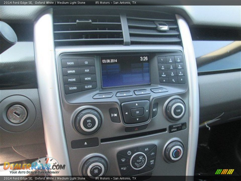 2014 Ford Edge SE Oxford White / Medium Light Stone Photo #13