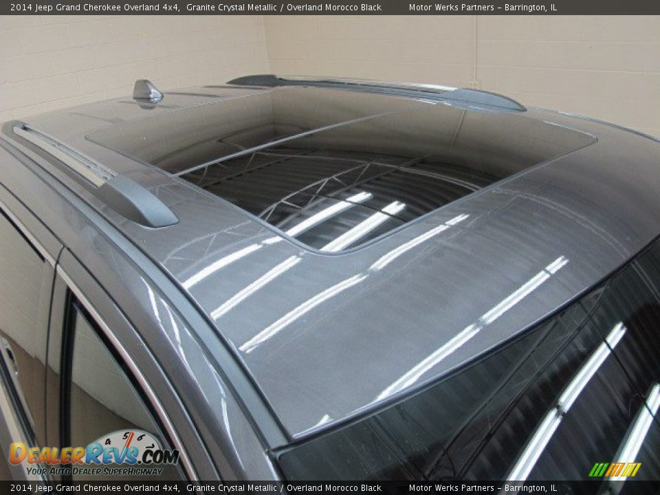 2014 Jeep Grand Cherokee Overland 4x4 Granite Crystal Metallic / Overland Morocco Black Photo #9