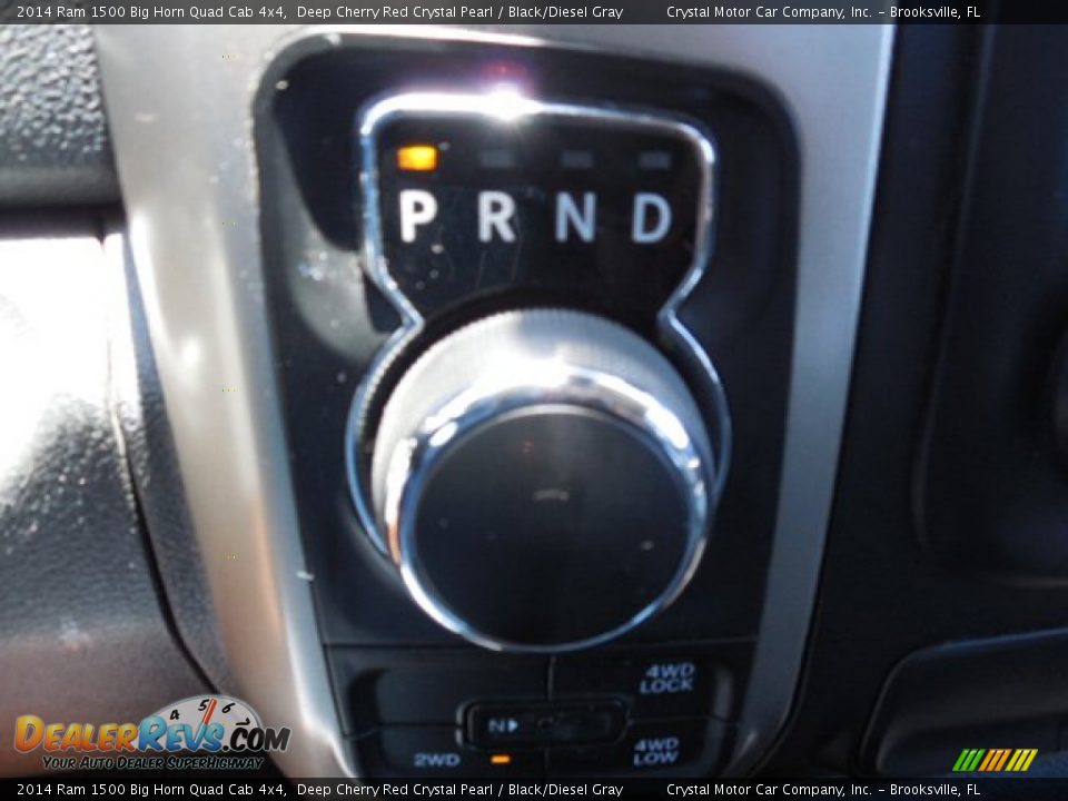 2014 Ram 1500 Big Horn Quad Cab 4x4 Deep Cherry Red Crystal Pearl / Black/Diesel Gray Photo #21