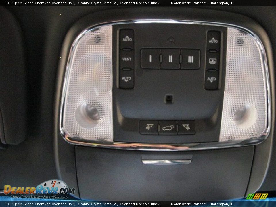 2014 Jeep Grand Cherokee Overland 4x4 Granite Crystal Metallic / Overland Morocco Black Photo #26