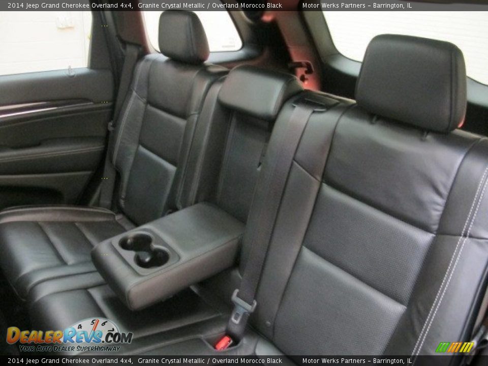 2014 Jeep Grand Cherokee Overland 4x4 Granite Crystal Metallic / Overland Morocco Black Photo #31