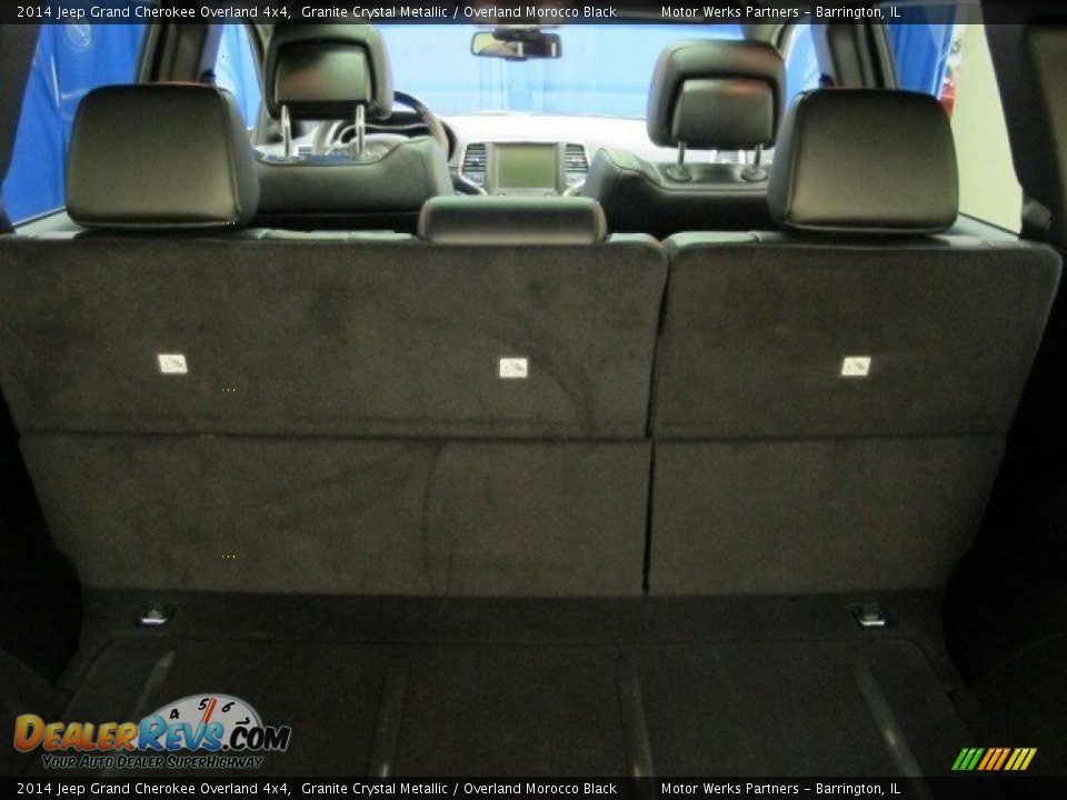 2014 Jeep Grand Cherokee Overland 4x4 Granite Crystal Metallic / Overland Morocco Black Photo #32