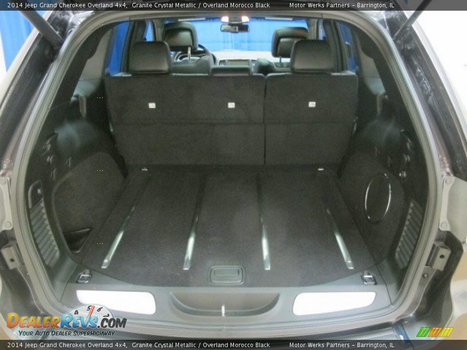 2014 Jeep Grand Cherokee Overland 4x4 Granite Crystal Metallic / Overland Morocco Black Photo #33