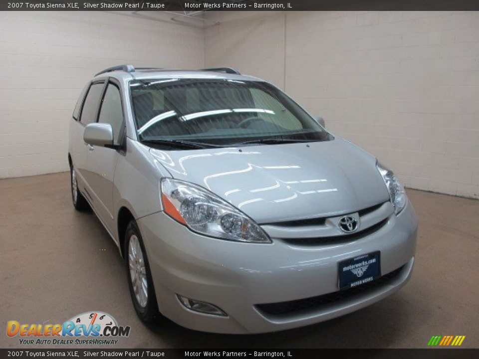 2007 Toyota Sienna XLE Silver Shadow Pearl / Taupe Photo #1
