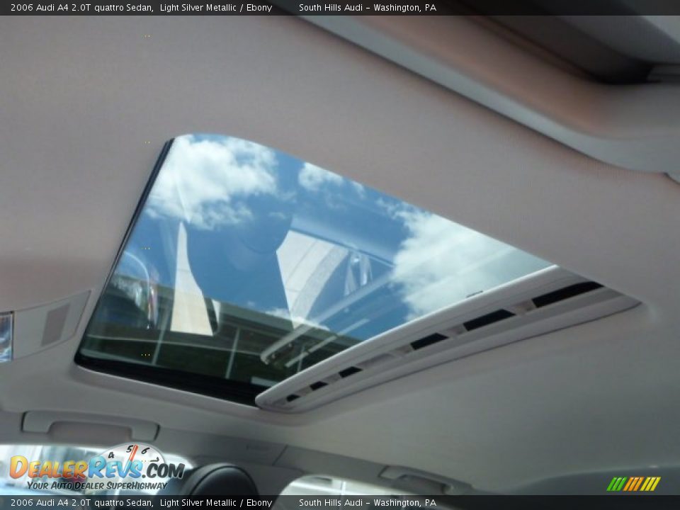 2006 Audi A4 2.0T quattro Sedan Light Silver Metallic / Ebony Photo #17