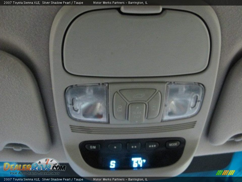 2007 Toyota Sienna XLE Silver Shadow Pearl / Taupe Photo #14