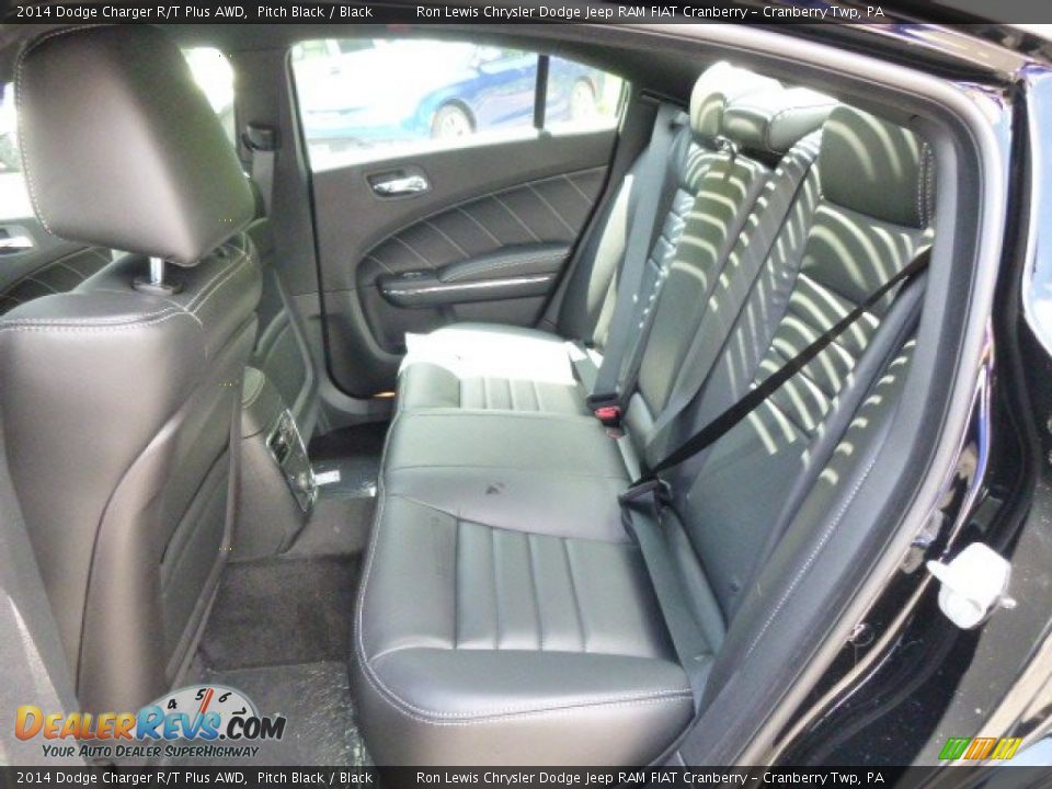 2014 Dodge Charger R/T Plus AWD Pitch Black / Black Photo #11