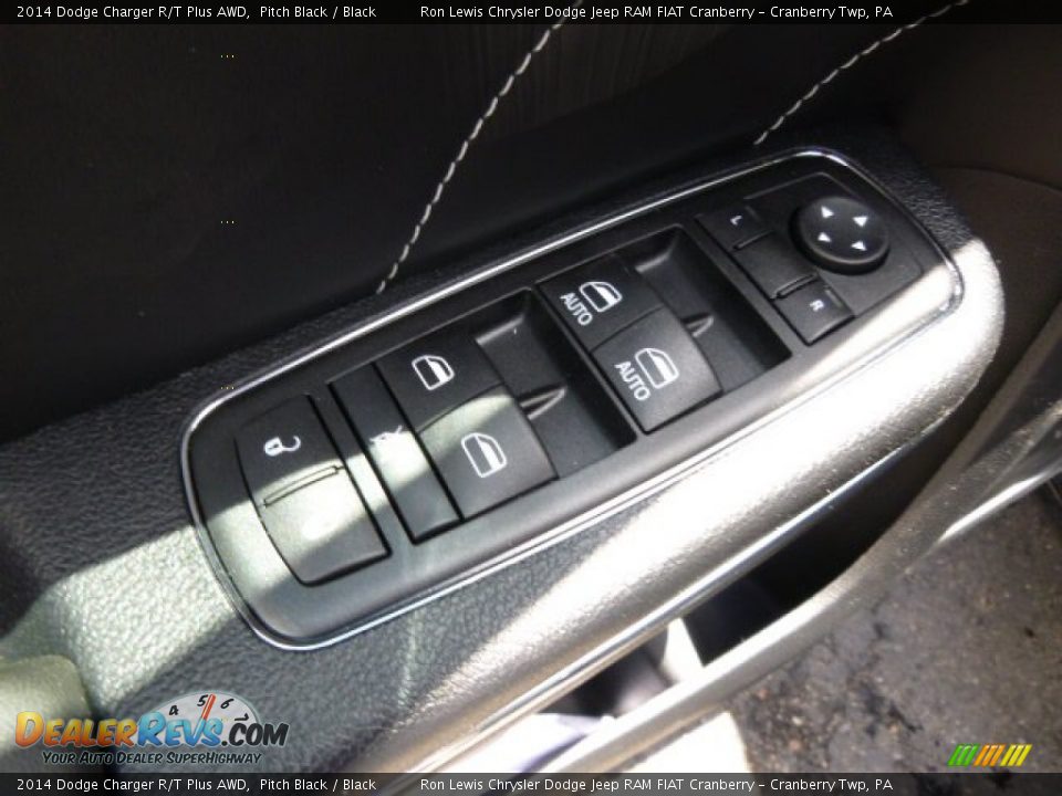 2014 Dodge Charger R/T Plus AWD Pitch Black / Black Photo #13