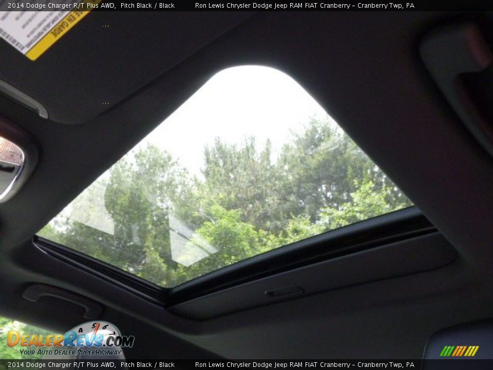 2014 Dodge Charger R/T Plus AWD Pitch Black / Black Photo #14