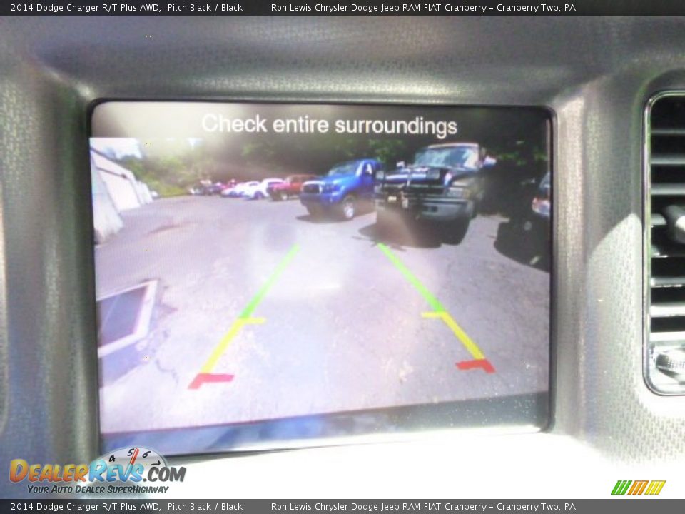 2014 Dodge Charger R/T Plus AWD Pitch Black / Black Photo #16