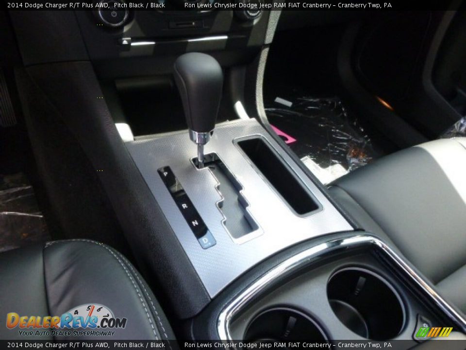 2014 Dodge Charger R/T Plus AWD Pitch Black / Black Photo #18