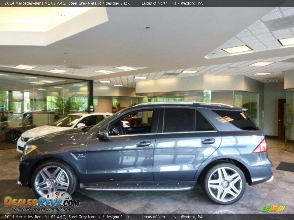 Steel Grey Metallic 2014 Mercedes-Benz ML 63 AMG Photo #8