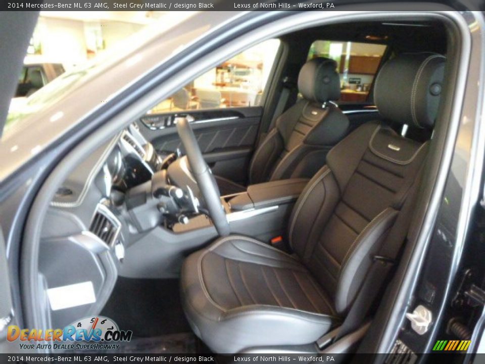 Front Seat of 2014 Mercedes-Benz ML 63 AMG Photo #10