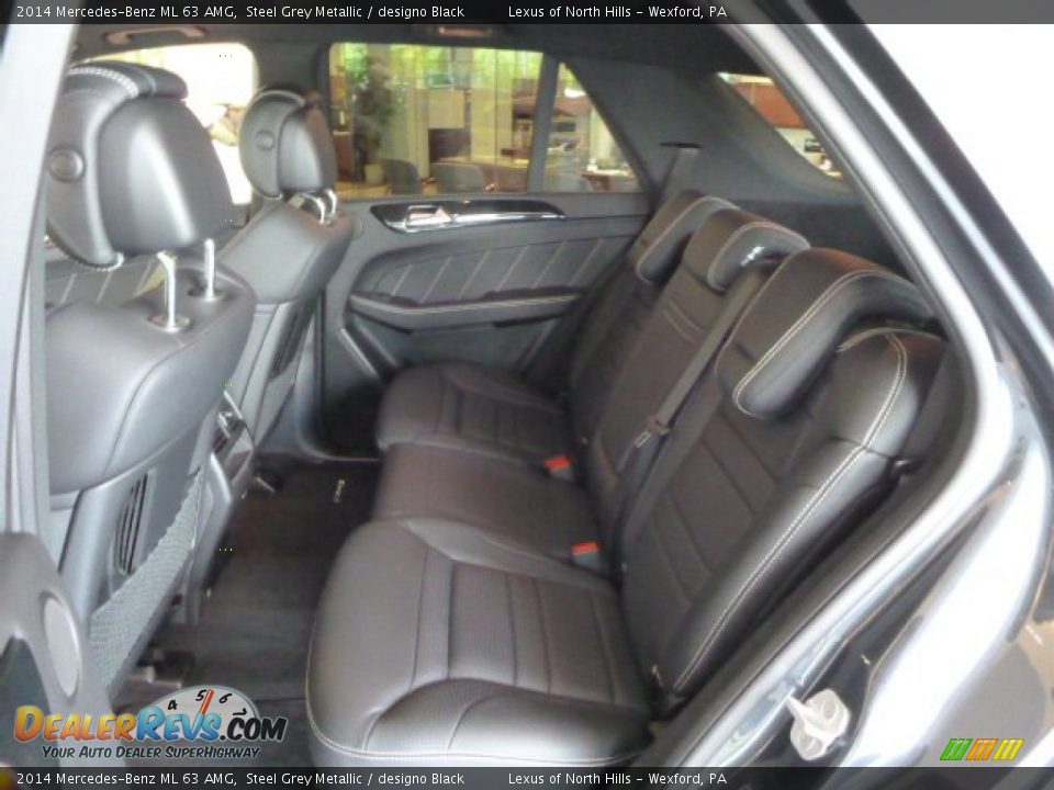 Rear Seat of 2014 Mercedes-Benz ML 63 AMG Photo #11