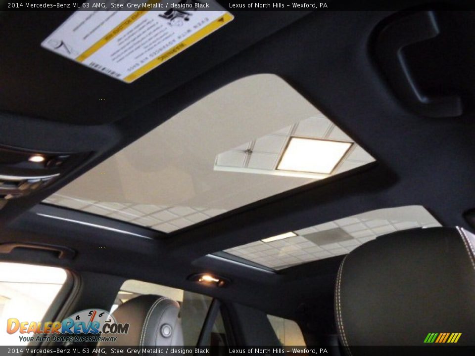 Sunroof of 2014 Mercedes-Benz ML 63 AMG Photo #13