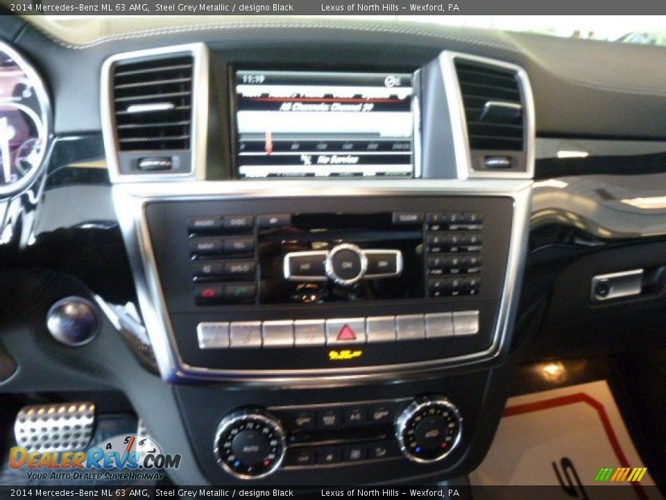 2014 Mercedes-Benz ML 63 AMG Steel Grey Metallic / designo Black Photo #14