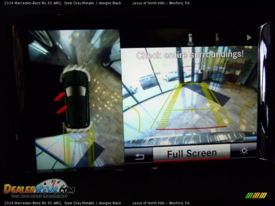 2014 Mercedes-Benz ML 63 AMG Steel Grey Metallic / designo Black Photo #15