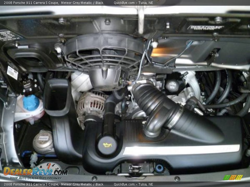 2008 Porsche 911 Carrera S Coupe 3.8 Liter DOHC 24V VarioCam Flat 6 Cylinder Engine Photo #9