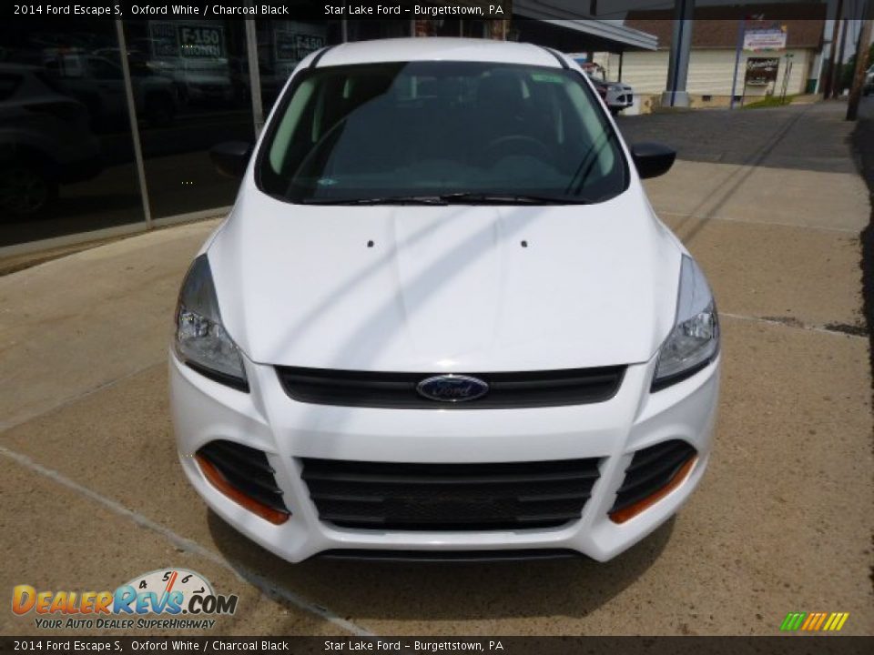 2014 Ford Escape S Oxford White / Charcoal Black Photo #2