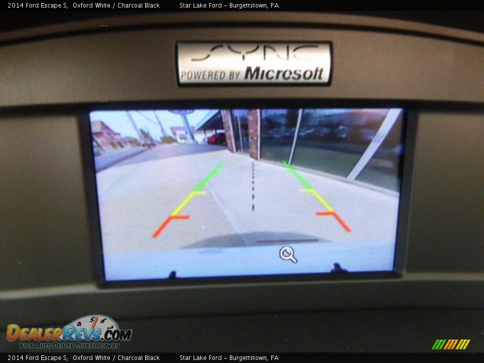 2014 Ford Escape S Oxford White / Charcoal Black Photo #16