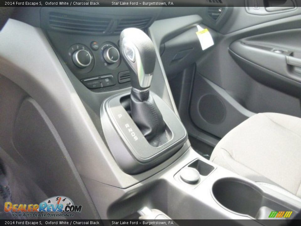 2014 Ford Escape S Oxford White / Charcoal Black Photo #17