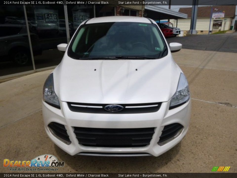 2014 Ford Escape SE 1.6L EcoBoost 4WD Oxford White / Charcoal Black Photo #2